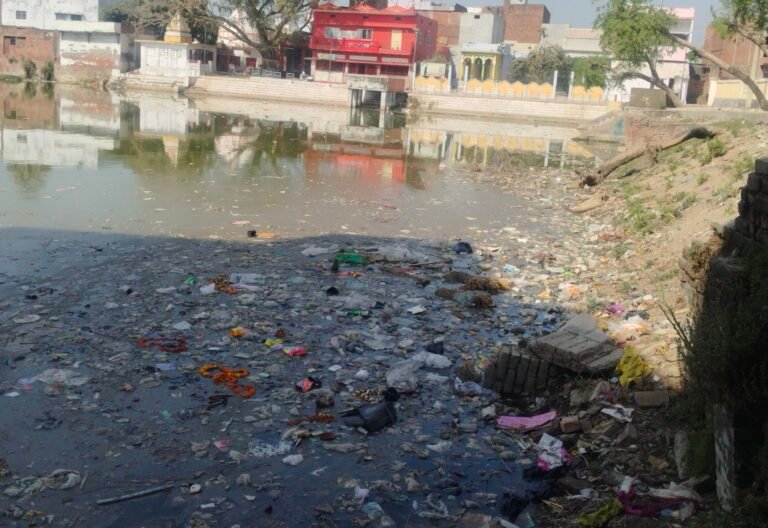 सकलडीहा प्राचीन शिव सरोवर का सुंदरीकरण की जरूरत ,अधूरा सुंदरीकरण