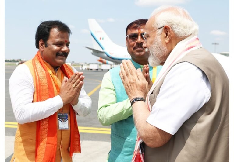 प्रधानमंत्री नरेन्द्र मोदी से मिले बिहार प्रदेश प्रभारी संजीव पटवा
