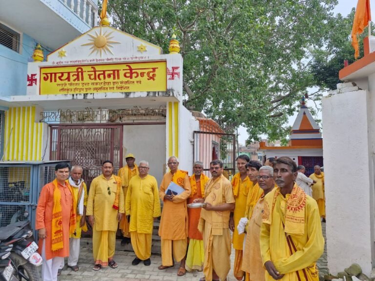 सकलडीहा में ज्योति कलश रथ यात्रा का हुआ भव्य स्वागत