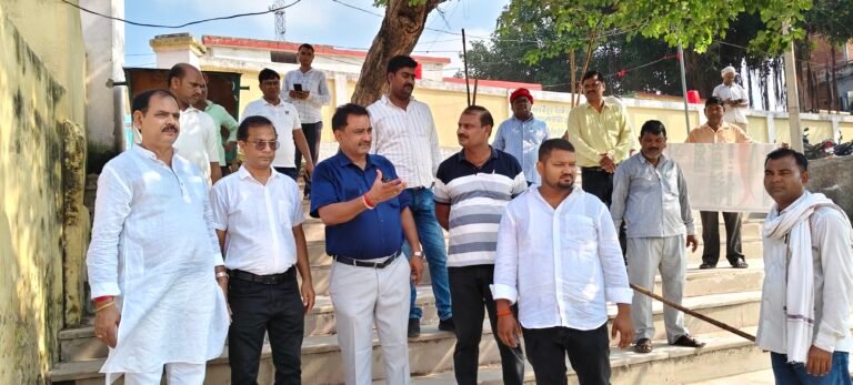दुर्गा प्रतिमा विसर्जन से पूर्व सरोवरों में लगी घास घुस की साफ सफाई शुरू