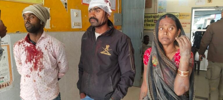 जमीनी विवाद को लेकर दो पक्षों के बीच जमकर मारपीट आधा दर्जन घायल