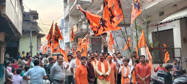 सकलडीहा में निकली भगवान श्रीराम की भव्य शोभा यात्रा