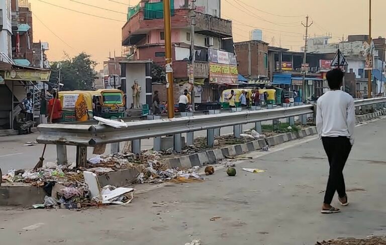 सफाई कर्मियों की मनमानी से सकलडीहा में गंदगी का अंबार